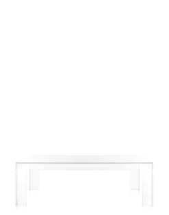 Clearance Kartell Invisible table low CRISTAL