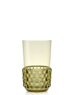 Discount Kartell Jellies family - bar (4 verres) VERT