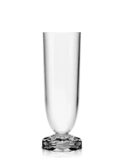 Discount Kartell Jellies family - flute (4 verres) CRISTAL