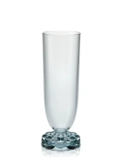 Best Kartell Jellies family - flute (4 verres) BLEU CLAIR