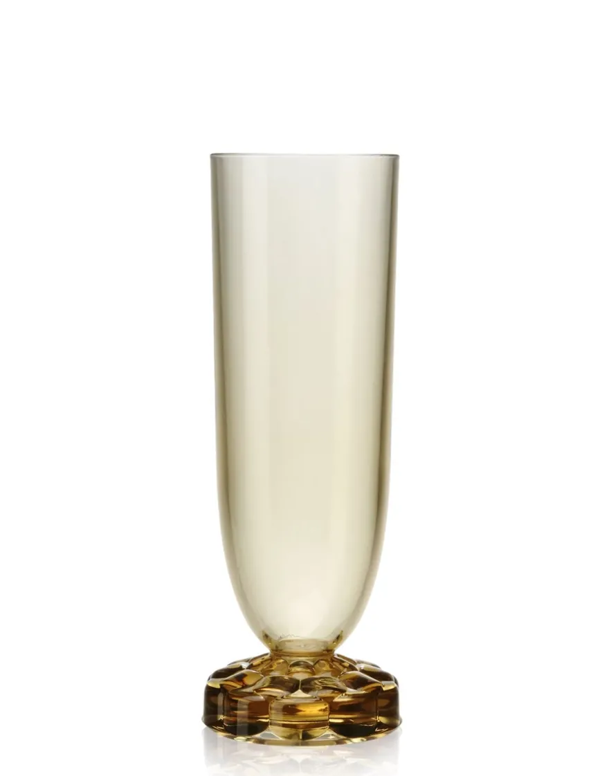 Online Kartell Jellies family - flute (4 verres) VERT