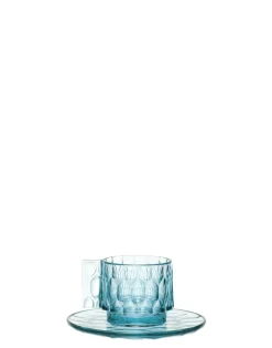 Best Kartell Jellies family (4 tasse à café) BLEU CLAIR