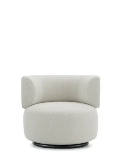 Kartell K-waiting armchair bouclè ECRÙ