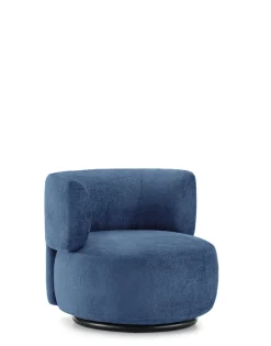 New Kartell K-waiting armchair chenille BLEU CLAIR