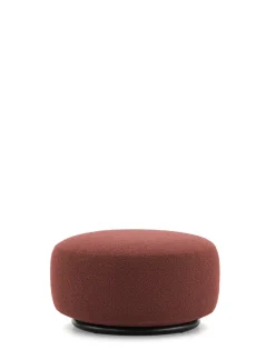 New Kartell K-waiting pouf bouclè ROUGE BRIQUE