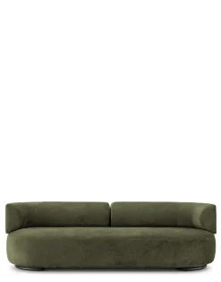 Discount Kartell K-waiting sofa chenille VERT