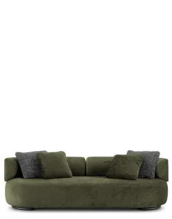 Discount Kartell K-waiting sofa chenille VERT