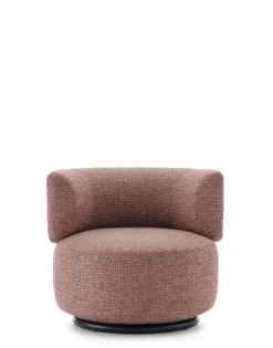 New Kartell K-waiting swivel armchair texture BORDEAUX