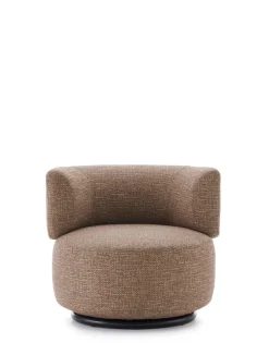 Best Kartell K-waiting swivel armchair texture BROWN