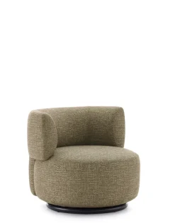 Kartell K-waiting swivel armchair texture VERT