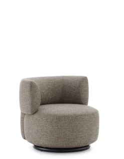 Best Kartell K-waiting swivel armchair texture GRIS