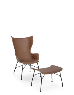 Sale Kartell K/wood basic veneer BOIS FONCÉ - BASIC VENEER