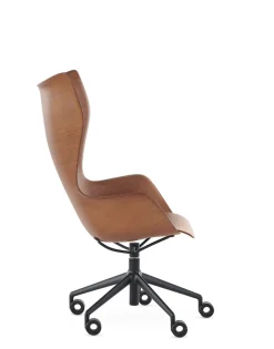 Clearance Kartell K-wood with wheels BOIS FONCÉ/NOIR