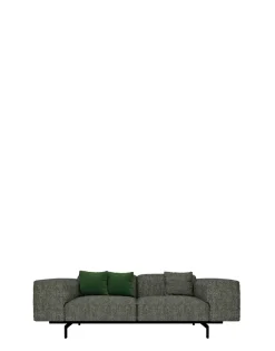 Online Kartell Largo deux places canapé gubbio GRIS FONCÉ