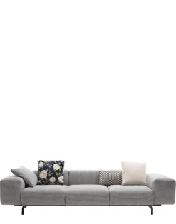 Sale Kartell Largo trois places canapé pied de poule GRIS