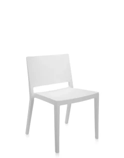 Outlet Kartell Lizz mat (2 chaises) BLANC