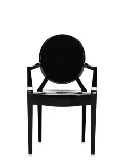 Best Kartell Louis ghost REVÊTEMENT NOIR