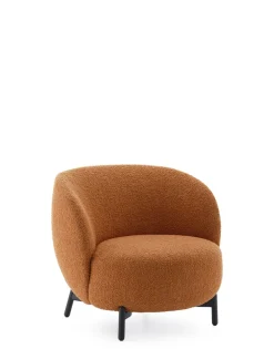 Clearance Kartell Lunam armchair curly ORANGE