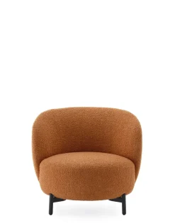 Clearance Kartell Lunam armchair curly ORANGE