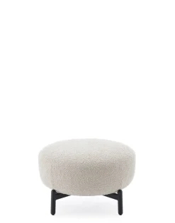 Hot Kartell Lunam pouf curly BLANC