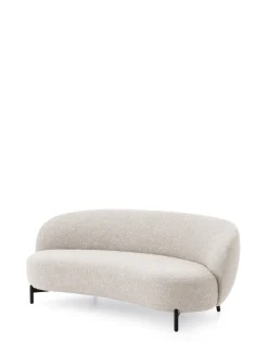Kartell Lunam sofa curly BLANC