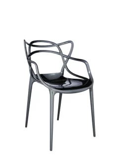 New Kartell Masters metal (2 chaises) TITANE
