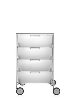 Kartell Mobil 4 tiroirs avec roulettes GLACE