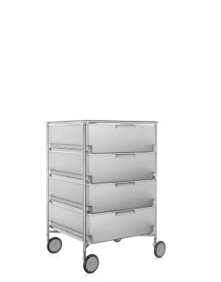 Kartell Mobil 4 tiroirs avec roulettes GLACE