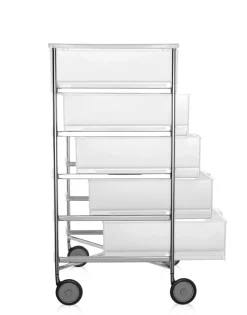 Kartell Mobil 5 tiroirs avec roulettes GLACE