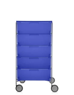 Online Kartell Mobil 5 tiroirs avec roulettes BLEU COBALT