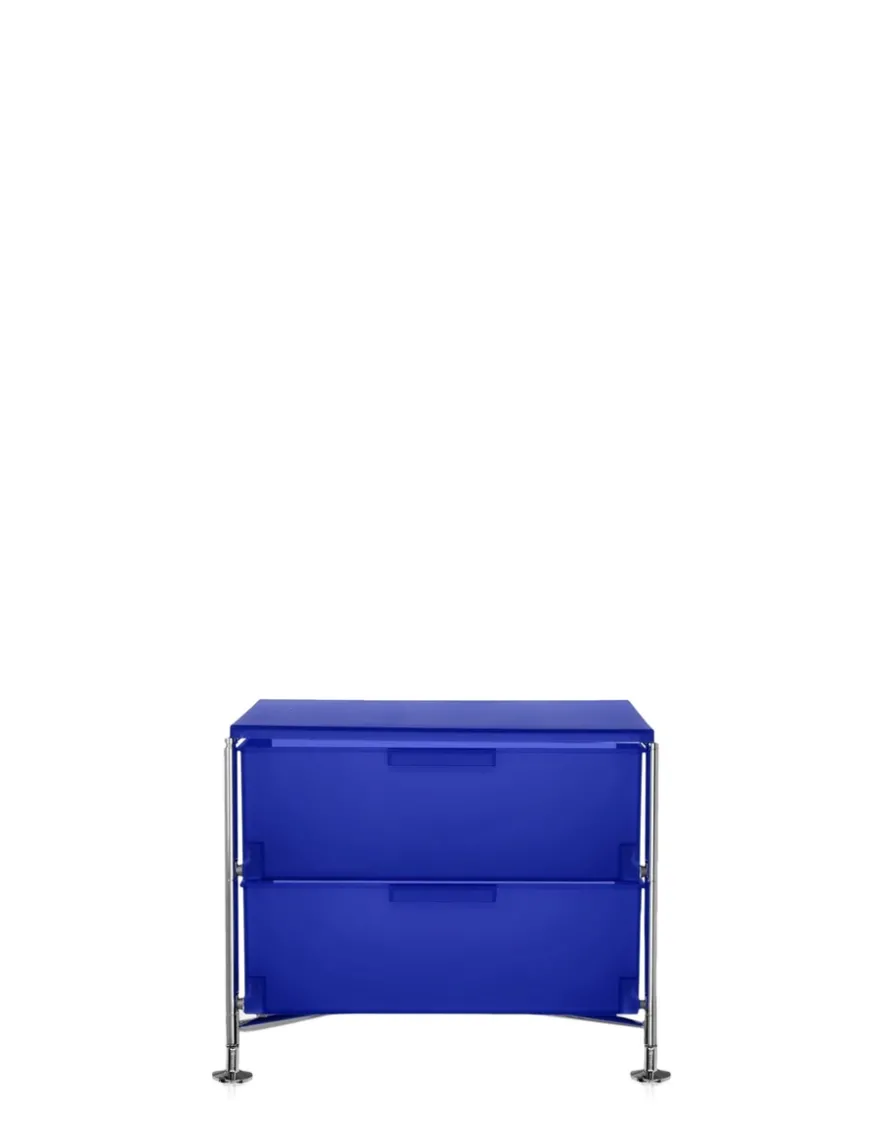 Online Kartell Mobil 2 tiroirs sur pieds BLEU COBALT