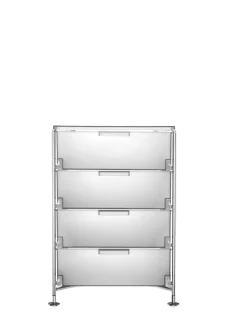 Clearance Kartell Mobil 4 tiroirs sur pieds GLACE