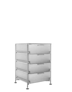 Clearance Kartell Mobil 4 tiroirs sur pieds GLACE