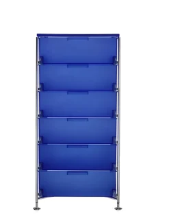 Hot Kartell Mobil 6 tiroirs sur pieds BLEU COBALT