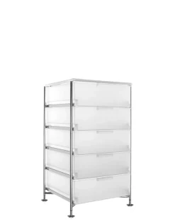 Best Kartell Mobil 5 tiroirs sur pieds GLACE