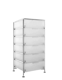 Clearance Kartell Mobil 6 tiroirs sur pieds GLACE