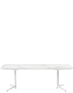 Hot Kartell Multiplo xl rectangular MARBRE BLANC