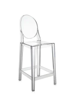 Sale Kartell One more (2 tabourets) CRISTAL