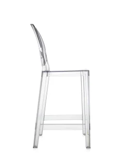 Sale Kartell One more (2 tabourets) CRISTAL