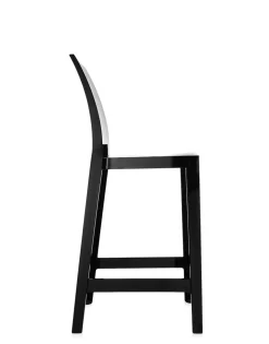 Outlet Kartell One more please (2 tabourets) REVÊTEMENT NOIR