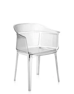 Hot Kartell Papyrus (2 petits fauteuils) CRISTAL