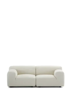 Discount Kartell Plastics duo deux places canapé orsetto BLANC