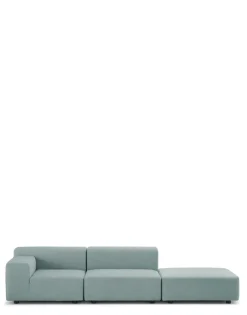 Hot Kartell Plastics outdoor deux places canapé + pouf VERT