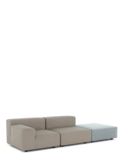 Outlet Kartell Plastics outdoor liberty 2 places + 1 pouf BEIGE