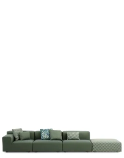 Best Kartell Plastics outdoor liberty 3 places + 1 pouf obi check SAGE