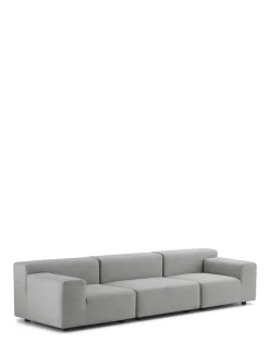 Discount Kartell Plastics outdoor trois places canapé GRIS