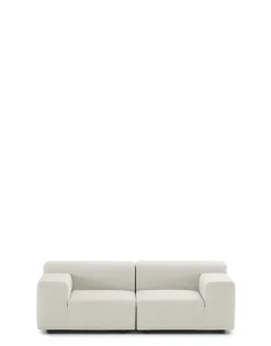 Clearance Kartell Plastics outdoor two-seater BLANC