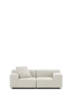 Clearance Kartell Plastics outdoor two-seater BLANC