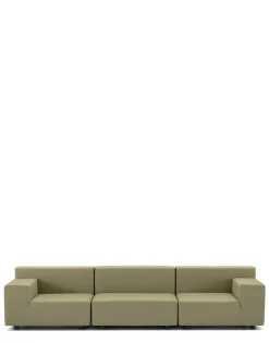 Hot Kartell Plastics tech fabric trois places canapé VERT