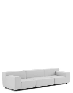 Kartell Plastics tech fabric trois places canapé BLANC